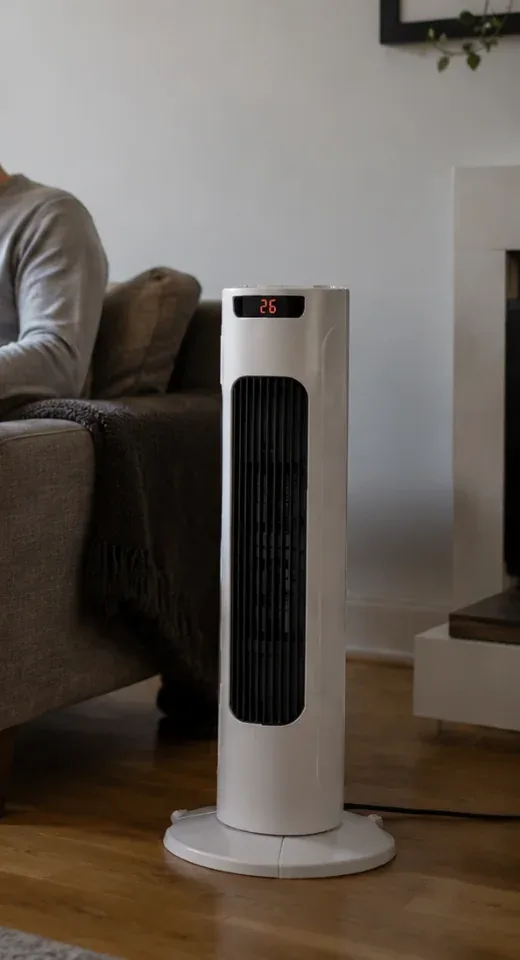 Detailansicht des schlanken ComfortPro Standgeräts