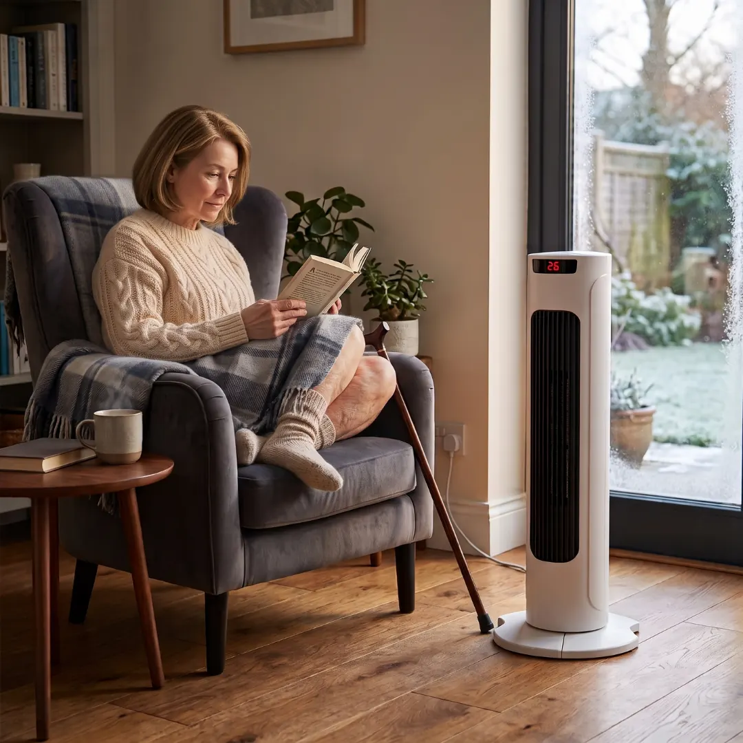 ComfortPro sorgt für Wärme in einem gemütlichen Wohnzimmer